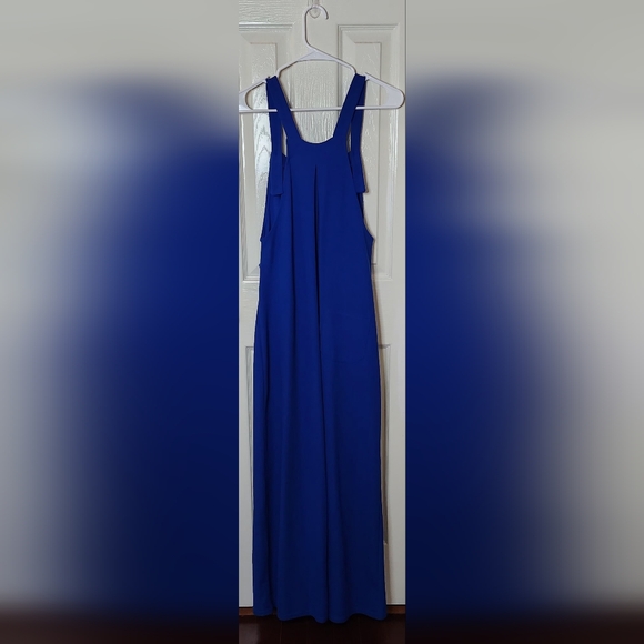 HALARA Vibrant Blue Knit Wide Leg Jumpsuit. Size Small. EUC - Picture 2 of 11